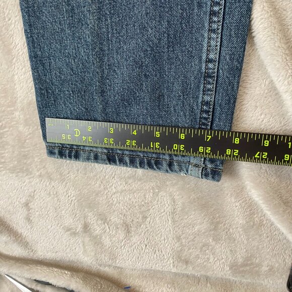 Wrangler Mens Jeans 33x30 Straight Leg Blue 100% Cotton Durable Casual Denim - Picture 4 of 10